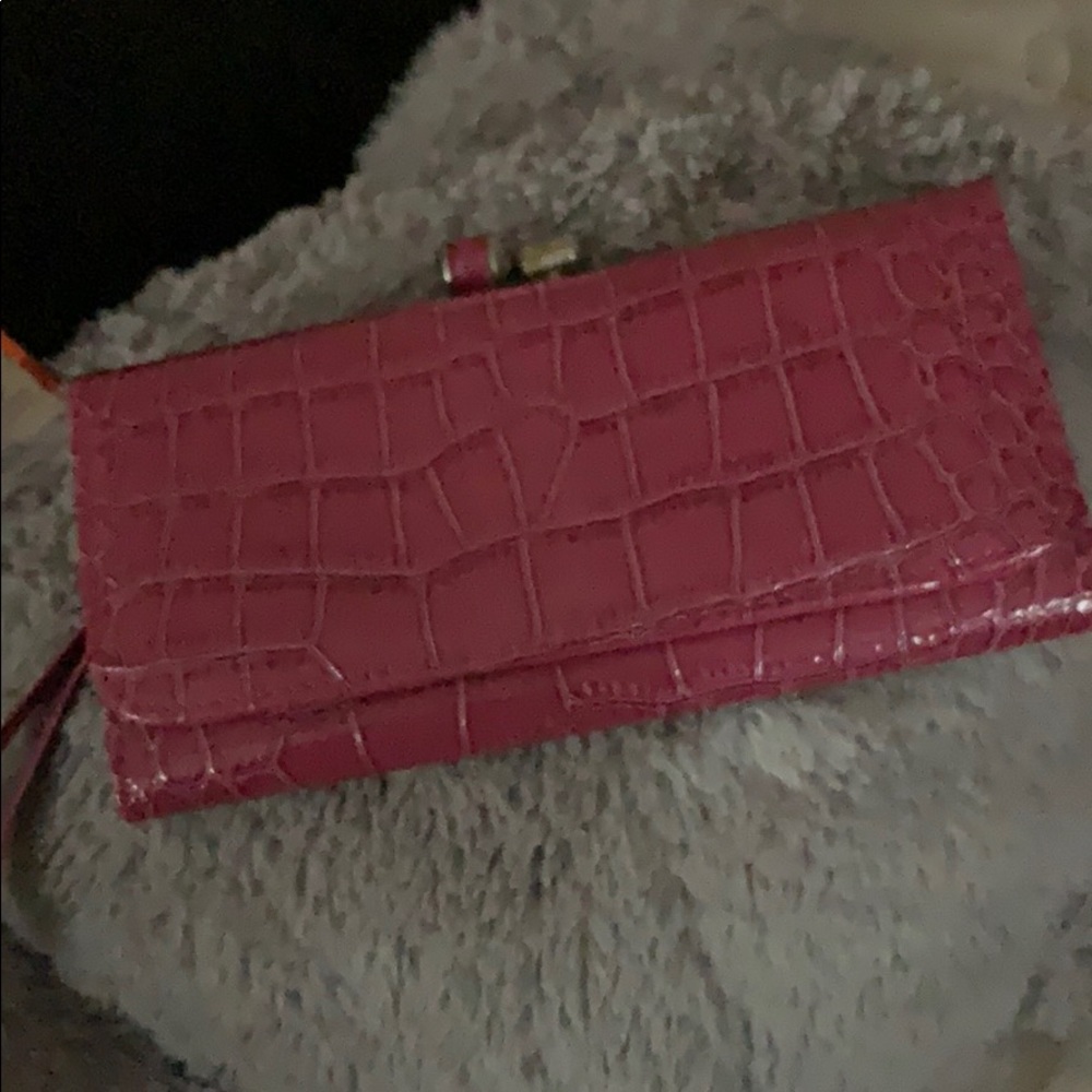 Fuschia Pink Wristlet